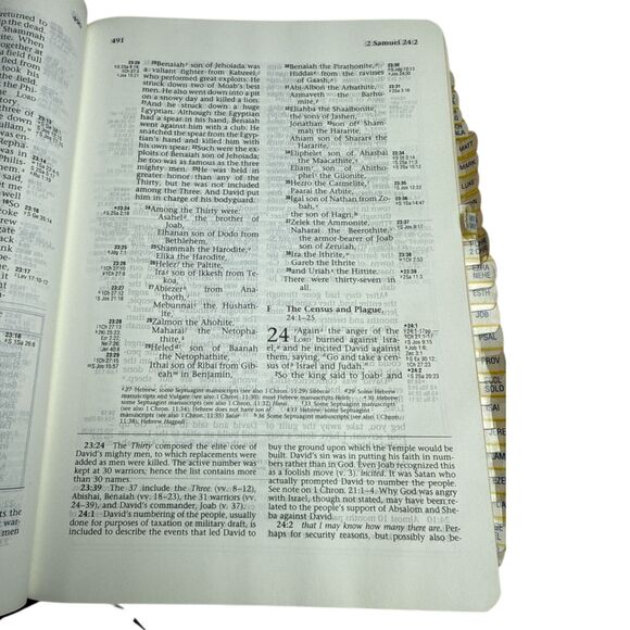 1994 Ryrie Study Bible KJV Black Bonded Leather Red Letter Edition Moody - Picture 8 of 10